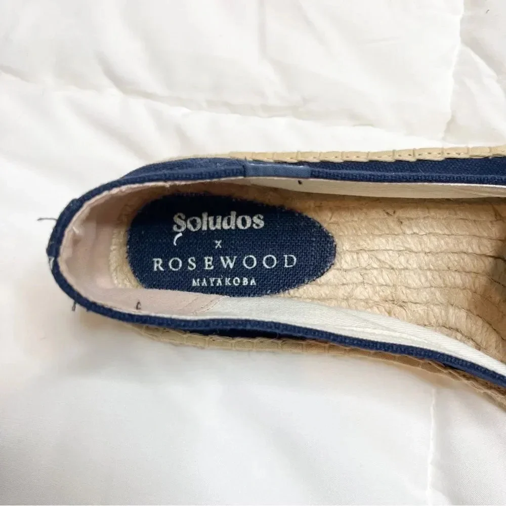 Soludos x Rosewood Aqui Me Espadrille Slip Ons